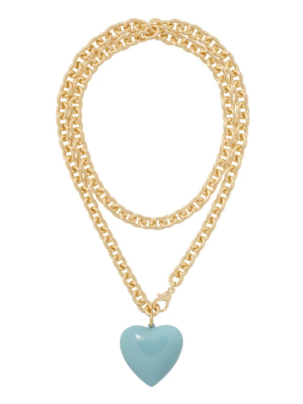 NWOT Roxanne Asdoulin big puffy heart necklace